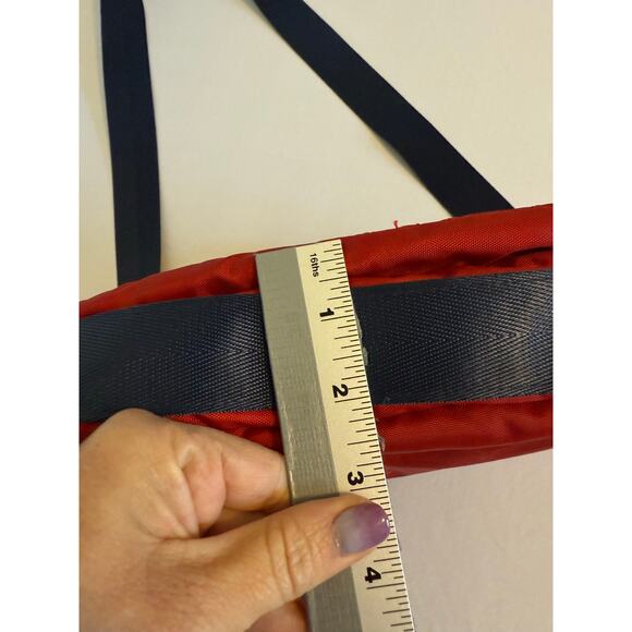 Jambu‎ Embroidered Floral Red Multiuse Crossbody Bag Travel Cosmetic Small - Picture 6 of 12